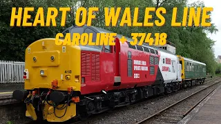 Heart of Wales Line - Inspection Saloon and Class 37. Including Knucklas and Cynghordy Viaducts