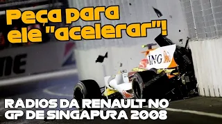 RÁDIOS DA RENAULT DURANTE O GP DE SINGAPURA QUE O NELSINHO BATEU DE PROPÓSITO PARA BENEFICIAR ALONSO