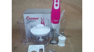 Hand Blender 3in1 Cosmos cb-653 HB (pink)