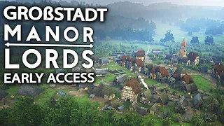 Manor Lords Großstadt in Manor Lords Deutsch German Gameplay