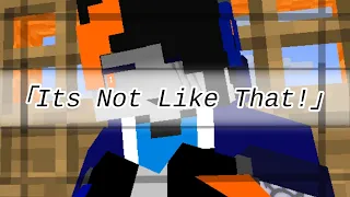 its not like that! meme ||Minecraft animation||