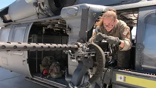 Strong Women In The US Air Forces Show Awesome Skills with HH-60G Pave Hawk Helicopter