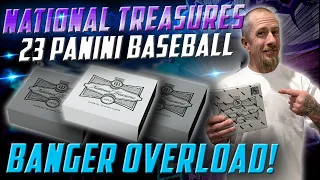 FOTL 2023 Panini National Treasure Baseball and its packed with Bangers! Im definitely more!