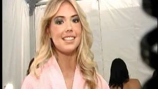 2010 Kate Upton SI Super model Interview at MBFW Fashion Week