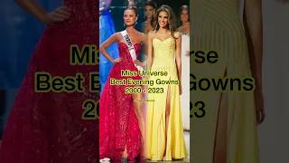 Miss Universe Best Evening gowns #missuniverse #missuniverso #eveninggown #shorts #beautypageant