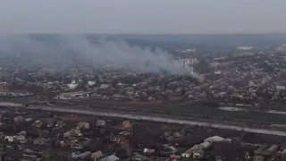 Бахмут с высоты птичьего полета