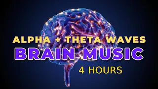 Binaural Music for Brain Massage with Alpha + Theta Waves, Powerful Effect, Focus | Music Therapy