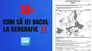 CUM SĂ IEI BACUL LA ❌GEOGRAFIE❌🌍‼