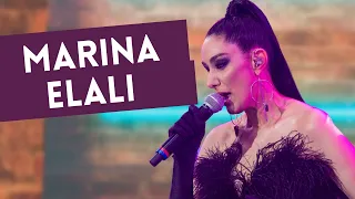 Marina Elali canta Laura Pausini no Faustão