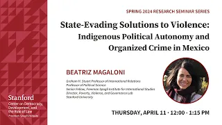 State-Evading Solutions to Violence: Indigenous Political Autonomy and Organized Crime in Mexico