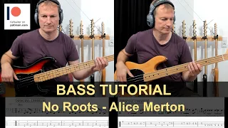 No Roots - Alice Merton | Bass Tutorial (Sheet + TABs)