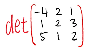 How to find the determinant of a 3 by 3 matrix (3 ways) linear algebra tutorial