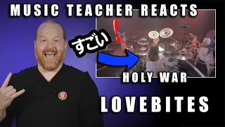 Music Teacher Reacts: LOVEBITES - Holy War