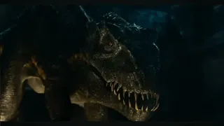 beauty and the indoraptor (Aviva runs away/the indoraptor saves her)