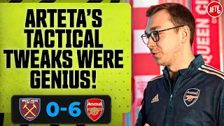 Arteta’s Tactical Tweaks Were GENIUS! (James) | West Ham 0-6 Arsenal