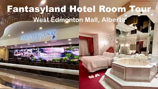 Fantasyland Hotel Theme Rooms | Imperial  Room Tour and Review | West Edmonton Mall Alberta Canada