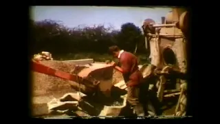 building silage pit at south farm. courtesy Mr J SPARROW Sen