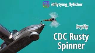 Dryfly - CDC Rusty Spinner / CDC Spent