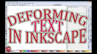 Deforming Text to curves in Inkscape - Smoke and Strawberries Guide