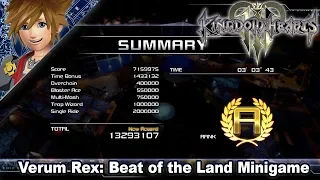 Kingdom Hearts 3 Verum Rex: Beat of the Land Minigame