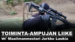 Ampujan liikkuminen - maailmanmestari Jarkko Laukia