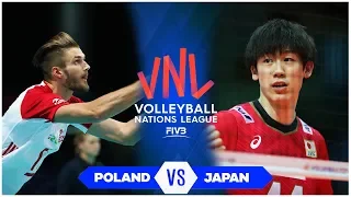 Poland vs Japan | Match Highlights | Men's VNL 2019 (HD)