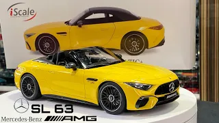 1/18 iScale Mercedes-AMG SL 63 4MATIC+ | Yellow | Miniature | DieCast UAE | Dubai |