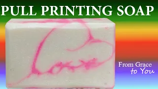 Introducing Pull Printing Cold Process Soap