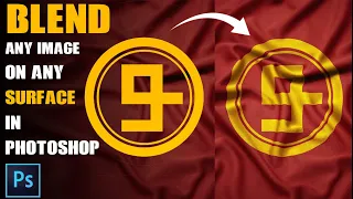 Realistic way to place a logo on any surface | photoshop