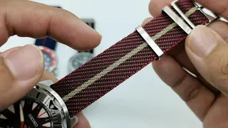 New nautical adjustment and elastico G2 strap from luffwatchstrap.com #luffwatchstrap #watches