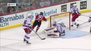 Big stop on one end, Zibanejad OT winner on the other for Rangers win
