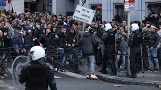 Live: Tens of thousands protest in Brussels against government's anti-COVID measures