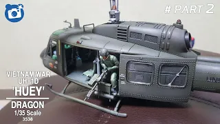 UH-1D HUEY VIETNAM 1/35 DRAGON [곰프 밀리터리] #프라모델 조립 #프라모델 도색 #헬리콥터 #uh1