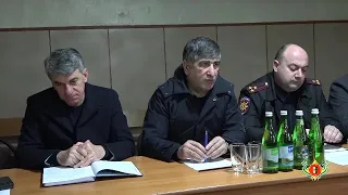 Министр внутренних дел Вальтер Бутба провел выездное совещание в РУВД Гагрского района.