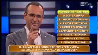 10 Minuti di Carlo Conti che dice "Scossa? Va bene!" all'Eredità