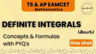 Definite Integration | TS-AP EAMCET -2024| MATHEMATICS | TELUGU | ONESHOT