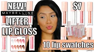 NEW! MAYBELLINE LIFTER HIGH SHINE LIP GLOSS + LIP SWATCHES | FENTY GLOSS BOMB DUPE? | MagdalineJanet