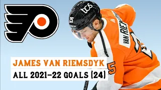 James Van Riemsdyk (#25) All 24 Goals of the 2021-22 NHL Season