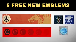 8 FREE New Emblems | Destiny 2