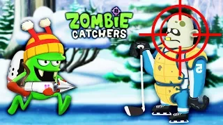 ОХОТА НА ЗОМБИ ТОЛСТЯКА с ГАРПУНОМ Мультик игра для детей про ЗОМБИ Zombie Catchers