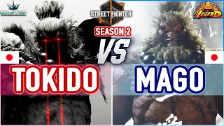 SF6 🔥 Tokido (Akuma) vs Mago (Akuma) 🔥 SF6 High Level Gameplay