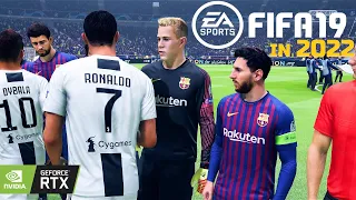 FIFA 19 Gameplay in 2022 | Juventus vs Barcelona | Nvidia RTX 3060 ti