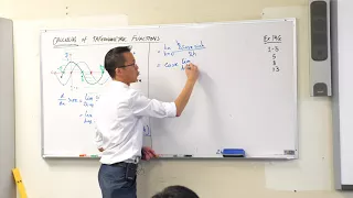 Calculus of Trigonometric Functions (3 of 3: Proving the basic derivative)