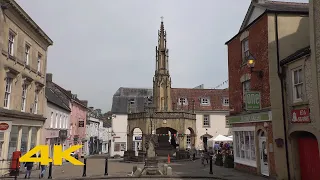 Shepton Mallet Walk: Town Centre【4K】