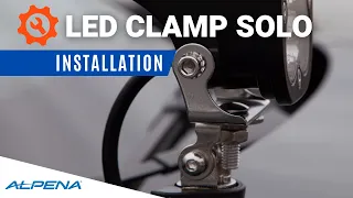 Install LED Clamp Solo Universal Light Mount from Alpena