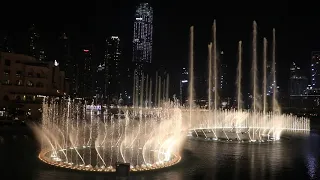 Dubai Musical Fountain Show 2019 - World Greatest Dancing Fountains in Dubai Mall and Burj Khalifa.