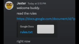 When a Discord server has too many rules