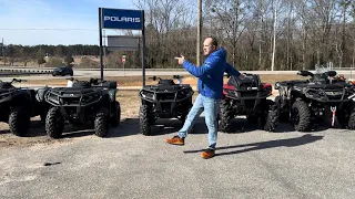 2024 Can-Am Outlander 700 and 500 model differences and walk around!!