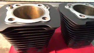 Painting Heads and Cylinders for a Harley Davidson Evolution Engine