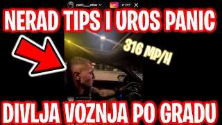 NIKOLA KELJANOVIC KELJA (NERAD TIPS) I UROS PANIC BRZA VOZNJA SA KOLIMA (C63 AMG)